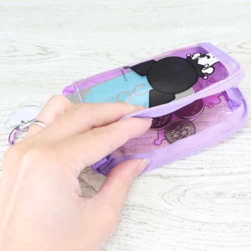 クロミ 小銭入れ ラメクリアパスコインケース サンリオ キャラクター グッズ メール便可