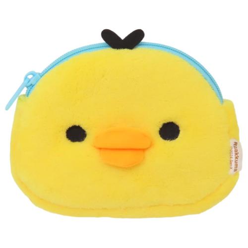 リラックマ フェイスポーチ モフモフポーチ キイロイトリ サンエックス キャラクター グッズ メール便可