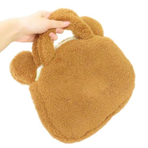 リラックマ ミニバッグ モフモフトートバッグ チャイロイコグマ サンエックス キャラクター グッズ