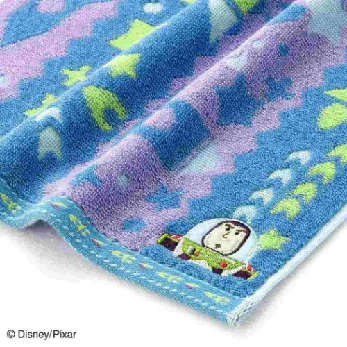 Disney KIDEA ループタオル オーガニックコットン ループ付きタオルハンカチ TOKIMEKU バズライトイヤー ディズニー メール便可