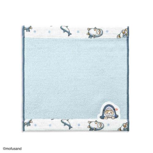 mofusand モフサンド ミニタオル ガーゼパイルフルフィーコットンタオルハンカチ サメにゃん キャラクター グッズ メール便可