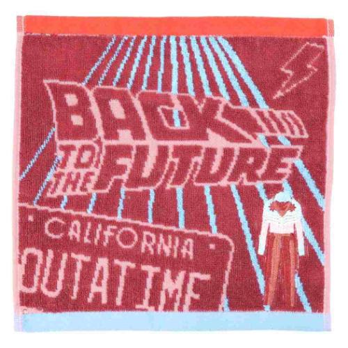 バックトゥザフューチャー ミニタオル パイルジャカードハンカチタオル スタイル オブ ウエスタン ユニバーサル映画 メール便可