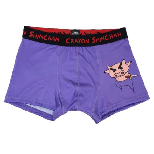 クレヨンしんちゃん 男性用下着 転写ボクサーブリーフ ぶりぶりざえもん 登場 アニメキャラクター グッズ メール便可