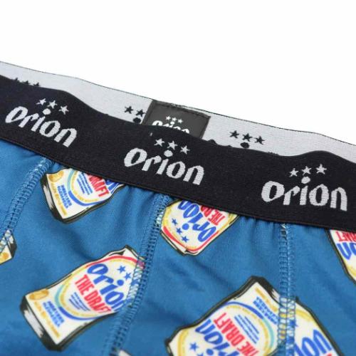 オリオンビール 男性用下着 転写ボクサーブリーフ ドラフト缶 パターン ギフト雑貨 メンズインナー グッズ メール便可