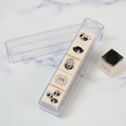 パワーパフガールズ はんこ 6連スタンプ キャラクター グッズ メール便可