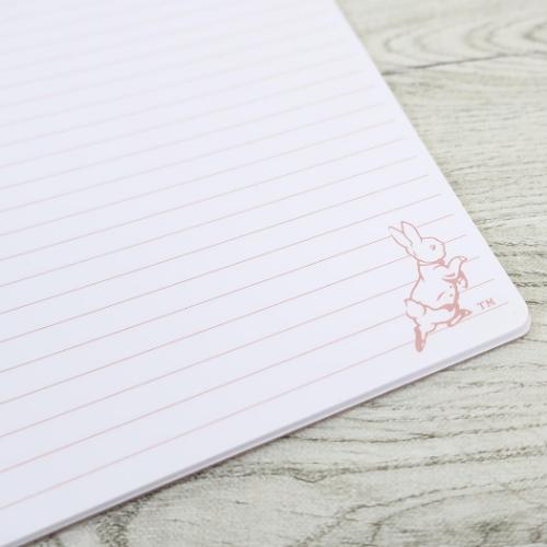ピーターラビット リングノート リングノートA5 ピンク 絵本キャラクター グッズ メール便可