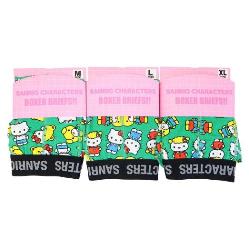 ハローキティ 男性用下着 ボクサーブリーフ フレンズ サンリオ キャラクター グッズ メール便可