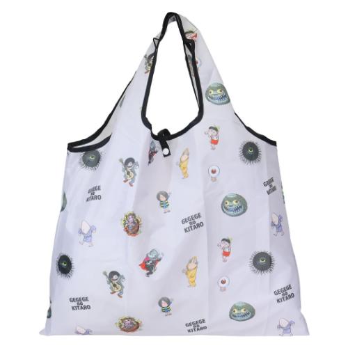 ゲゲゲの鬼太郎 エコバッグ ショッピングバッグA 妖怪 パターン アニメキャラクター グッズ メール便可