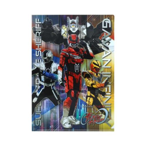 超宇宙刑事ギャバン インフィニティ A4クリアファイル メタリックファイル B PROJECT R.E.D. 特撮ヒーロー グッズ メール便可