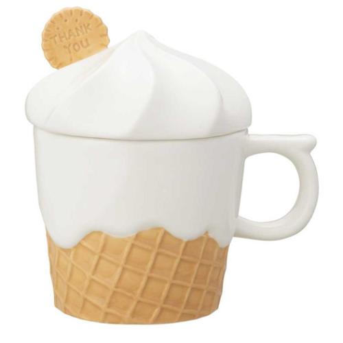 マグカップ メッセージスイーツマグ ふた 蓋付き グッズ