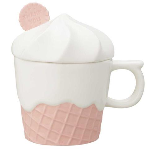 マグカップ メッセージスイーツマグ ふた 蓋付き グッズ