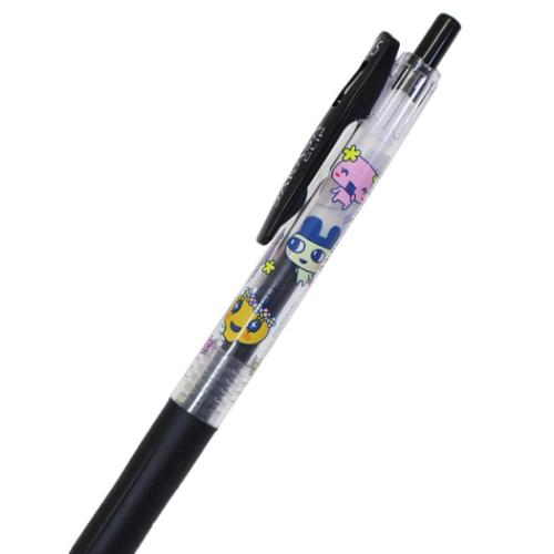 たまごっち カラーボールペン サラサクリップ0.5 ブラック まめっち めめっち ふらわっち キャラクター グッズ メール便可