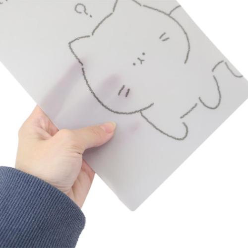 下敷き 下じき ゆるにゃー 小学生 かわいい グッズ メール便可