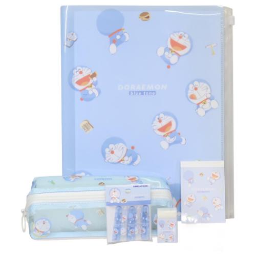 ドラえもん 文具セット 5点文房具セット blue tone 藤子F不二雄 アニメキャラクター グッズ
