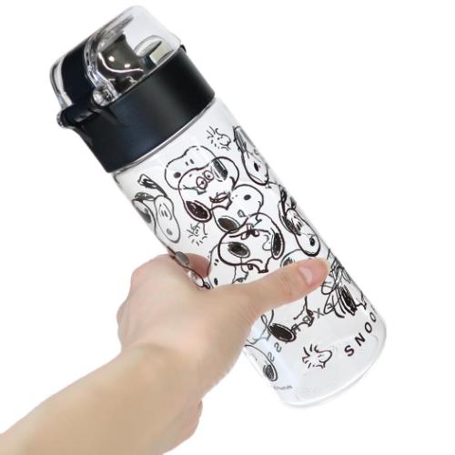 スヌーピー 水筒 冷凍できるクリアボトル おちゃめ ピーナッツ キャラクター グッズ