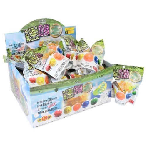 入浴剤 迷路玉バスボール 全5種 24個入セット おもしろ雑貨 グッズ