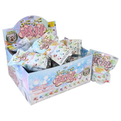 入浴剤 ぷにぷに肉球バスボール 全12種 24個入セット おもしろ雑貨 グッズ