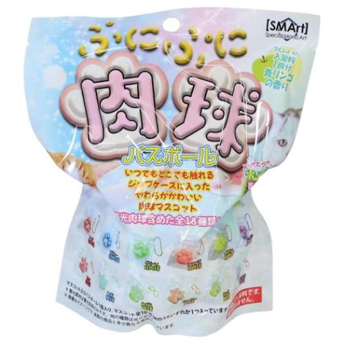 入浴剤 ぷにぷに肉球バスボール 全12種 24個入セット おもしろ雑貨 グッズ