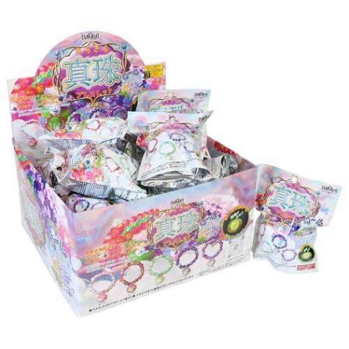 入浴剤 キラキラ真珠ブレスレットクールバスボール 全6種 24個入セット おもしろ雑貨 グッズ