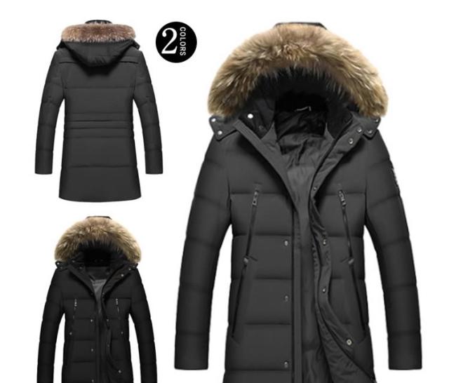 2018冬新作 ダウンコート ダウンジャケット メンズ 厚手 ファー付き