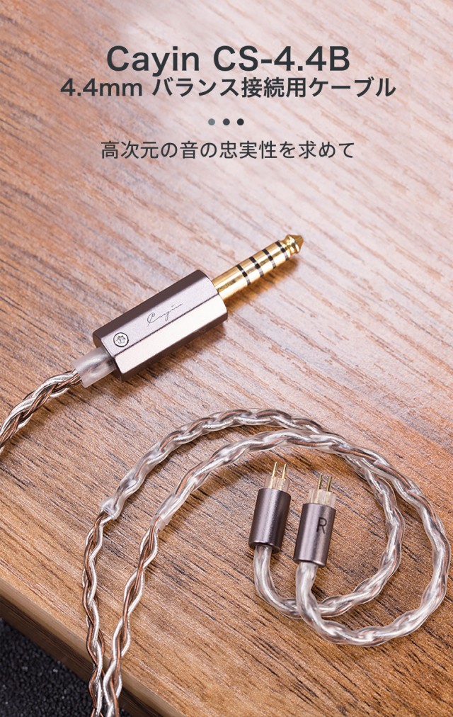 Cayin C9 純正ケース & 他社4.4mm GND結線ラインケーブル付 