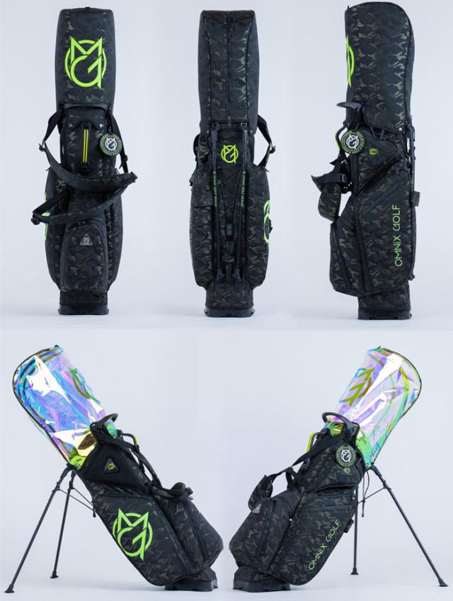 OMNIX GOLFキャディバッグ レインボーSLV オムニクス スケルトン
