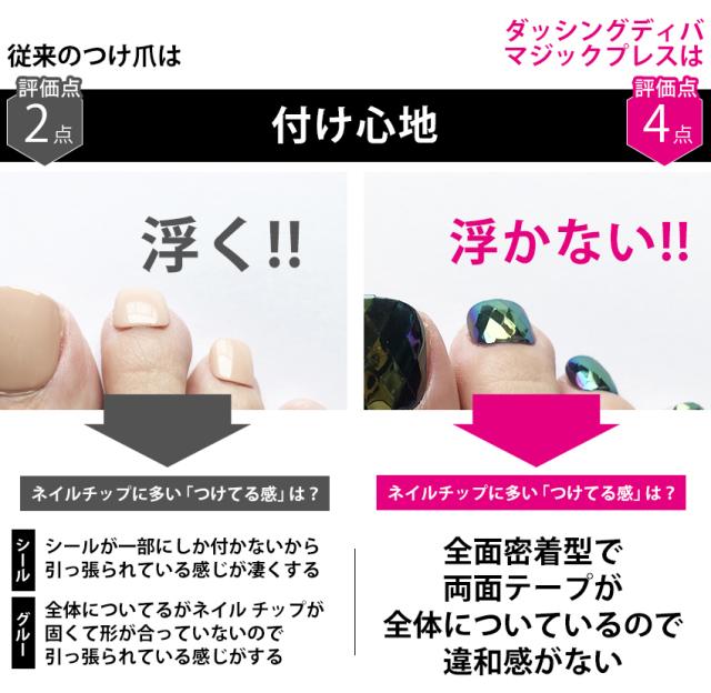 ネイル シール 1秒ジェルネイルつけ爪 ダッシングディバマジックプレス 足 Mdr 377pの通販はau Wowma ワウマ ダッシングディバ公式ショップ 商品ロットナンバー