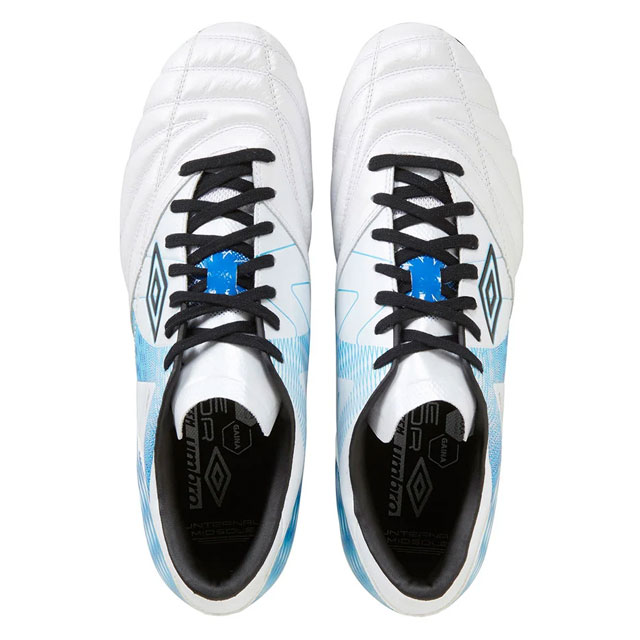 ☆GAINA トライオン キャンペーン対象商品☆ アンブロ サッカースパイク アクセレイター F V3 HG ホワイト ブルー 土 人工芝 天然芝 UF5SFCB1M ☆GAINA トライオン キャンペーン対象商品☆ アンブロ サッカー