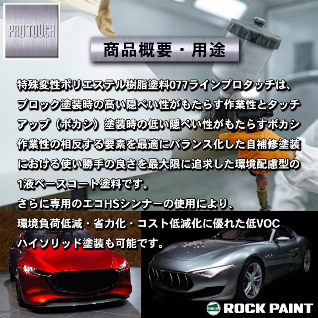 ロック プロタッチ ガンメタリック粗目 1kg/ 小分け 1液