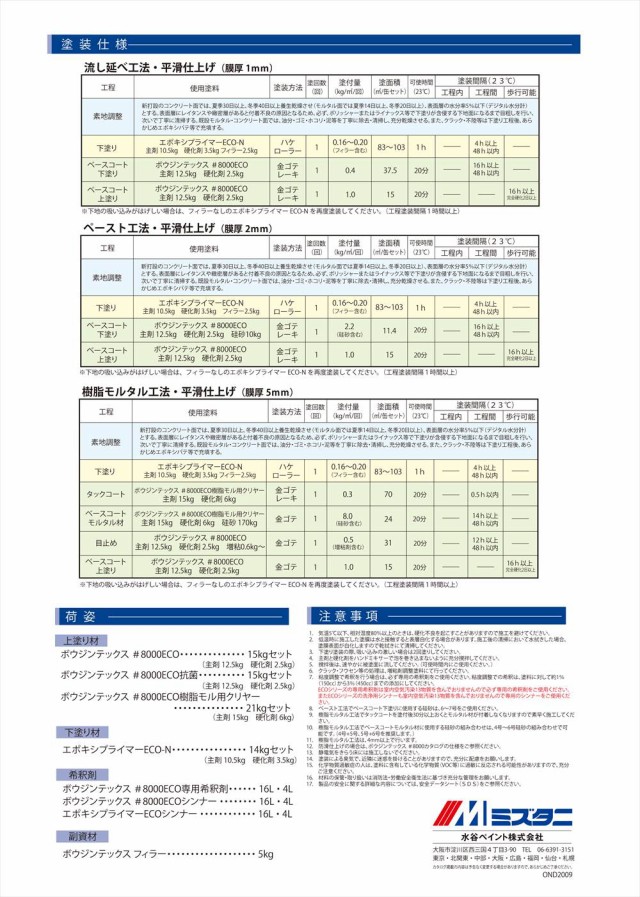 送料無料！ボウジンテックス#8000 ECO 15kgセット【メーカー直送便/代引不可】水谷ペイント 床用 塗料の通販はau PAY マーケット  PROST株式会社 au PAY マーケット－通販サイト