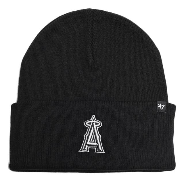 黒 ニットビーニー ロゴ付き M30対象)//頭が普通の人向き// SMロゴ ちょいBIGビーニー 黒