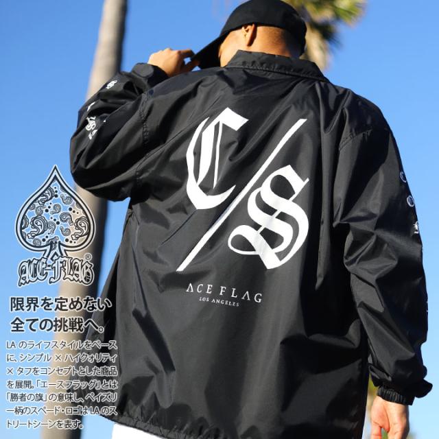 ACE FLAG アウター 長袖 コーチジャケット ナイロンジャケット