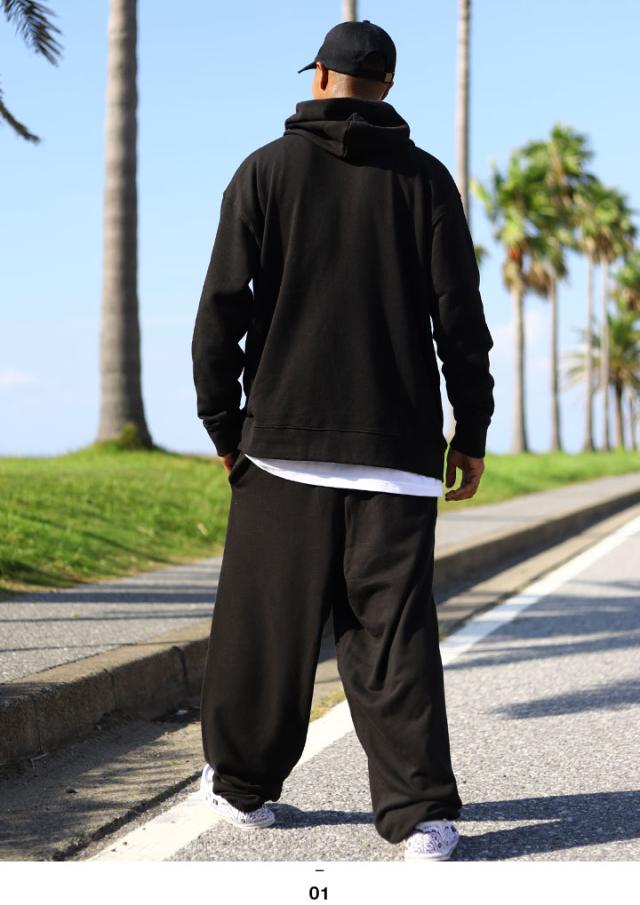 ダブルエー　上下Мセット セットアップ 2点セット ビッグシルエットオープンカラー半袖