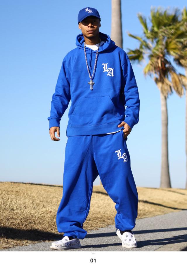 ACE FLAG 上下セット 長袖 ブランド メンズ 青/白/黒 大きい