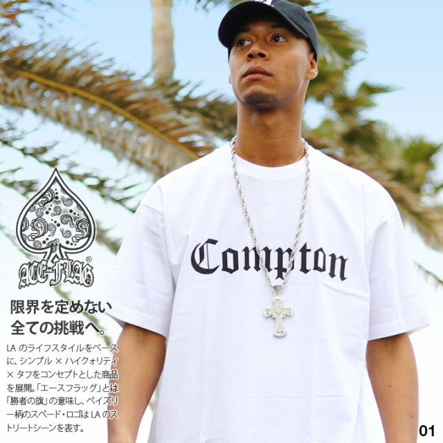 LA ストリートプリント OUTTA COMPTON 半袖 Tシャツ XL