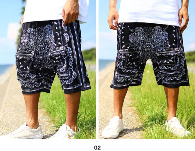 黒 L ハーフパンツ 国旗エンブレム 65%OFF】ACEFLAG ハーフパンツ トラックパンツ メンズ