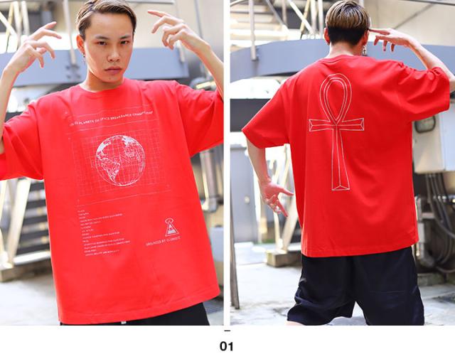 銀本BOY グラフィックTシャツ Sサイズ 赤 半袖美品 88%OFF】 CLUB NO1Z Tシャツ 半袖 メンズ レディース 春夏用 赤