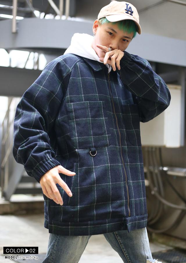 目玉 送料無料 Dope アウター 春 長袖 メンズ 春秋冬用 カーキ 紺 大きいサイズ ビッグシルエット ドープ ウインドブレーカー スイングトップ ウールジ 送料無料 Www Centrodeladultomayor Com Uy