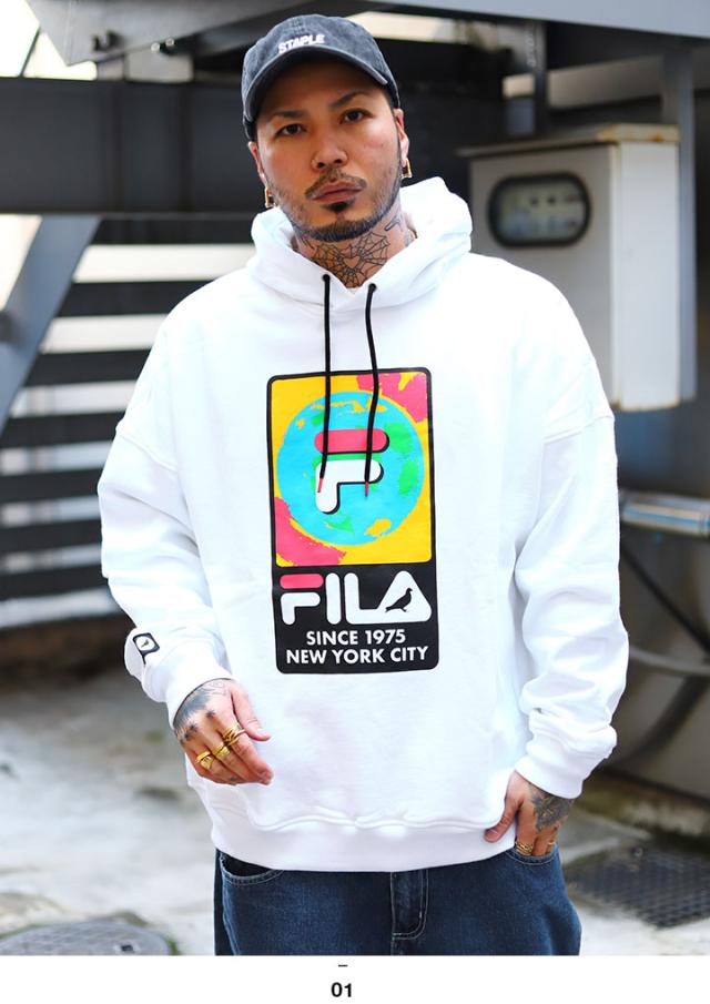 工房直送価格 Fila Heritage Staple パーカー ブランド スケボー 長袖 メンズ レディース 春夏秋冬用 白 黒 大きいサイズ フィラ ヘリテージ ステイ 最終値下 Lovemesomegadgets Com