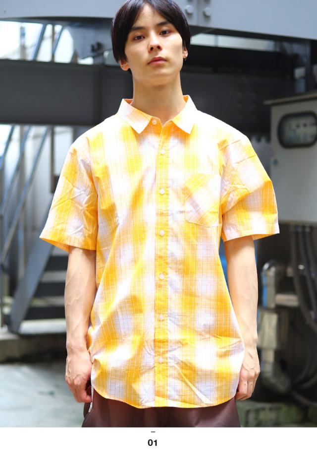 コンビニ受取対応商品 Lrg 半袖シャツ メンズ レディース 春夏用 黄色 大きいサイズ エルアールジー シャツ 半袖 チェックシャツ チェック おしゃれ かっこいい 正規店仕入れの Fcrtt Org