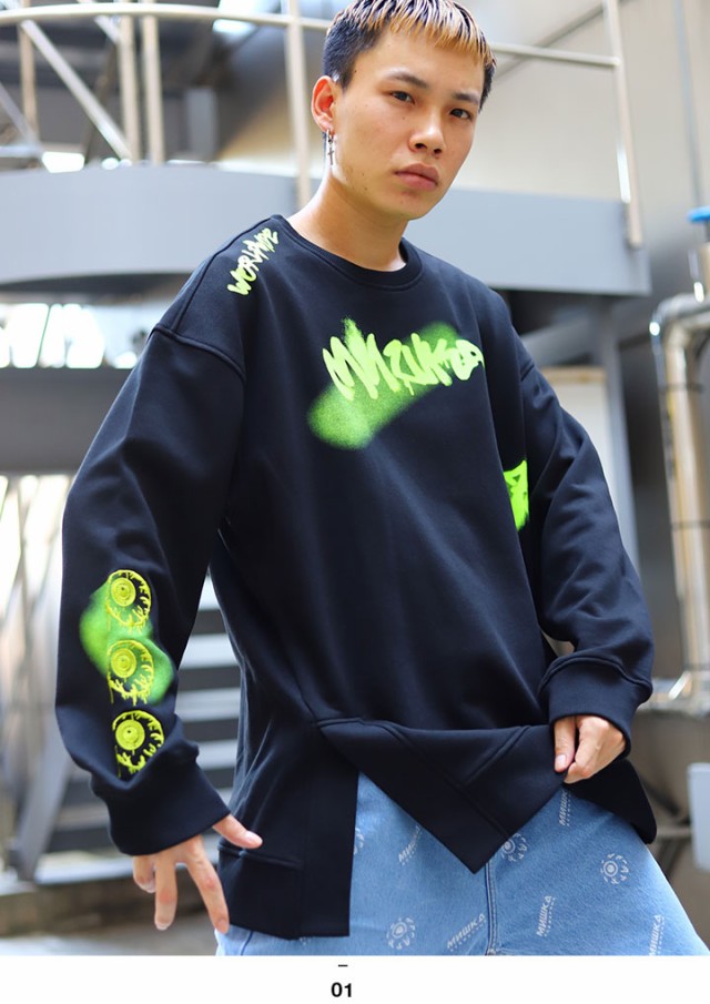 クリアランス ミシカ Mishka スウェット トレーナー 長袖 メンズ レディース 男女兼用 春秋冬用 白 黒 M L 大きいサイズ かっこいい おしゃれ 袖ロゴ K メール便全国送料無料 Www Iacymperu Org