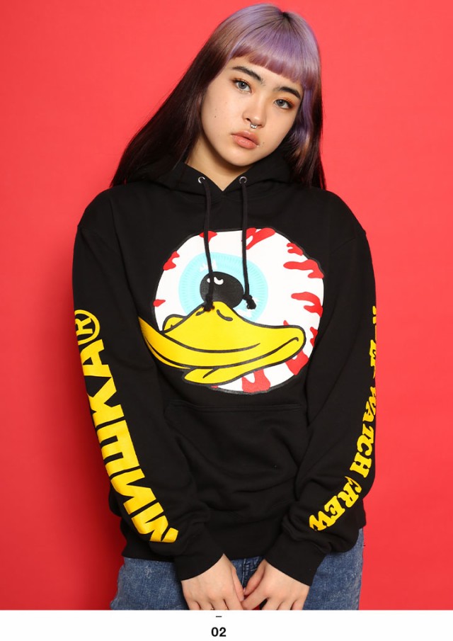 MISHKA パーカー スケボー 長袖 スウェット 裏パイル トップス メンズ