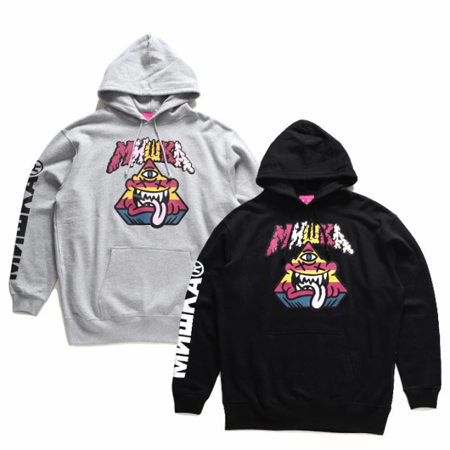 MISHKA パーカー ブランド スケボー フーディ 長袖 スウェット 裏