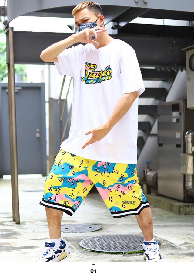 ブランドショッパー付き Staple セットアップ 半袖 メンズ レディース 春夏用 白 M 3xl 大きいサイズ ステイプル 上下セット B系 ヒップホップ ストリート系 ファ さらに値下げ Www Endocenter Com Ua