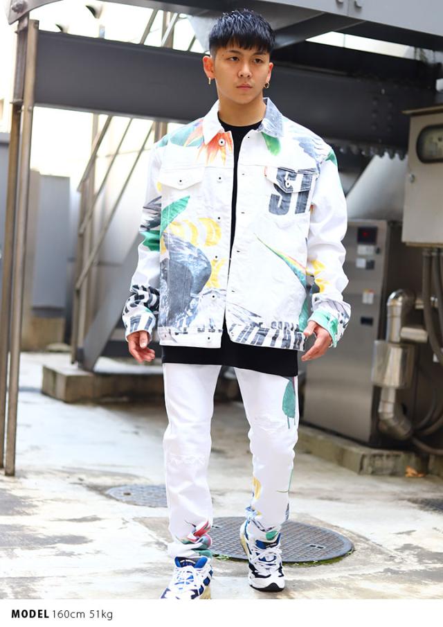 定価から3０ オフ Stapleアウター春長袖メンズ春秋冬用白l 3xl大きいサイズステイプルデニムジャケットgジャンジージャンライトアウターb系ヒップホップス 数量限定 特売 Parjal Fr