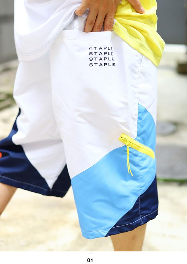 スリム Staple ナイロンパンツ シャカパン ゆったり パンの通販はau Pay マーケット 本格派大人のb系 スポーツ ハーフパンツ メンズ レディース 春夏用 白 大きいサイズ ビッグシルエット ステイプル エットもポ