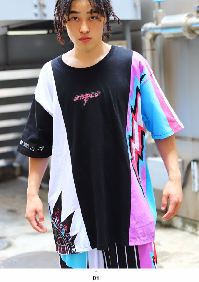 最安 Staple Tシャツ 半袖 メンズ レディース 春夏用 黒 大きいサイズ ビッグシルエット ステイプル おしゃれ かっこいい 派手 鳩 鳥 切替 総 公式 Carlavista Com