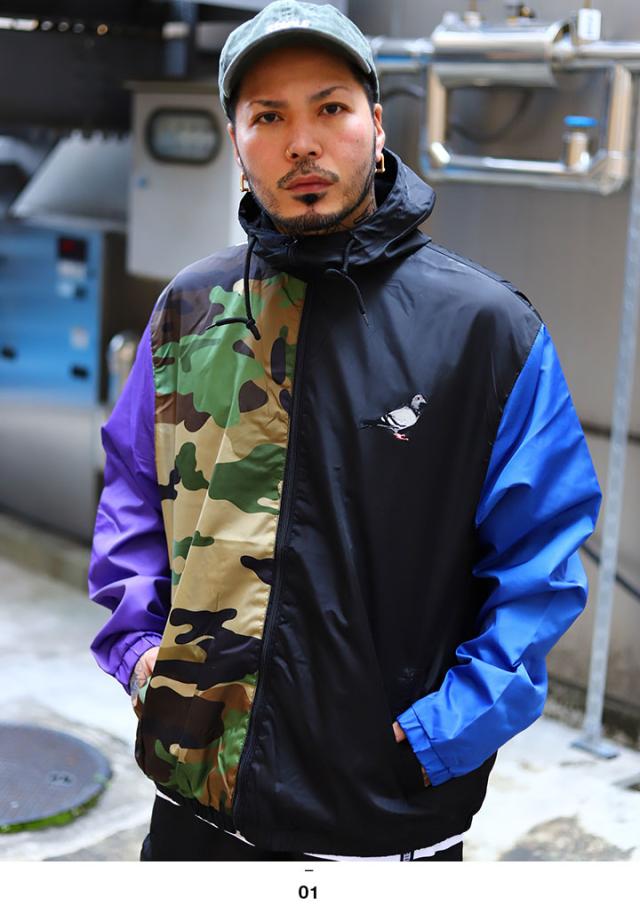 アウター メンズ マウンテンパーカー 春秋冬用 大きいサイズ Staple ジャケット アウター ナイロン パーカー 秋 ステイプル Staple 長袖 黒 ステイプル アノラック ナイロンジャ