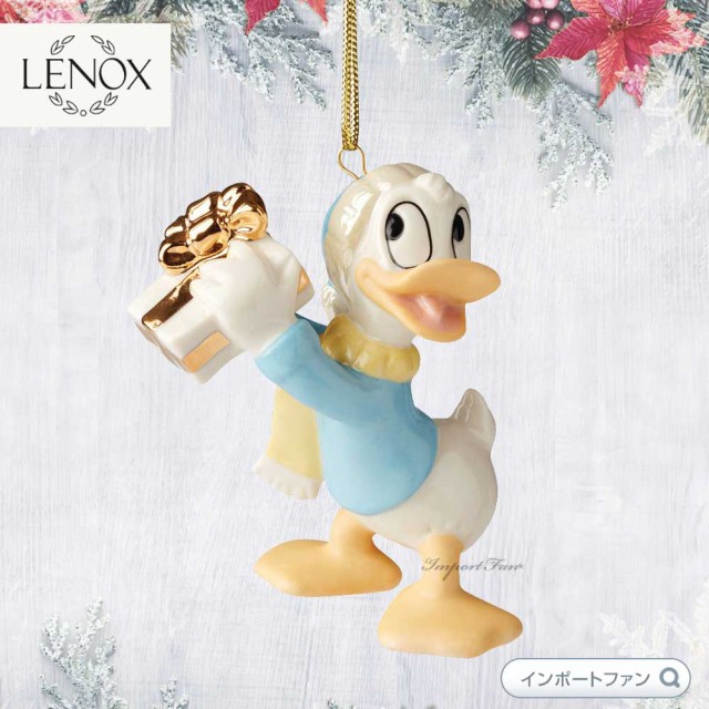 LENOX レノックス クリスマス ディズニー ドナルドダック Christmas Disney Donald Duck Ornament  892481 □｜au PAY マーケット