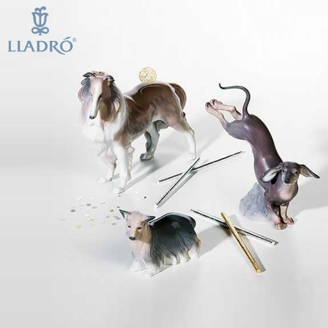 格安 シェットランド シープドッグ リヤドロ 犬 Sheepdog Shetland Lladro 置物 Sutevalle Org